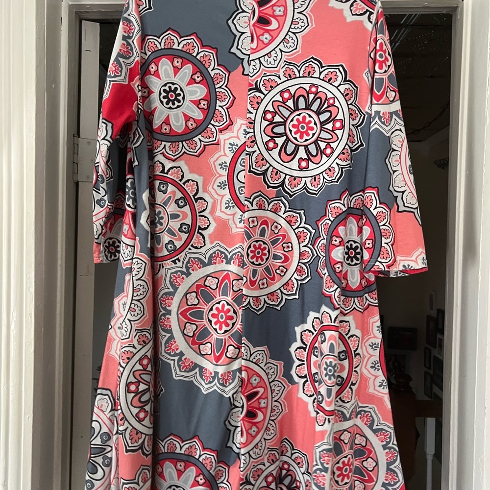 Colorful Mandala Print Dress